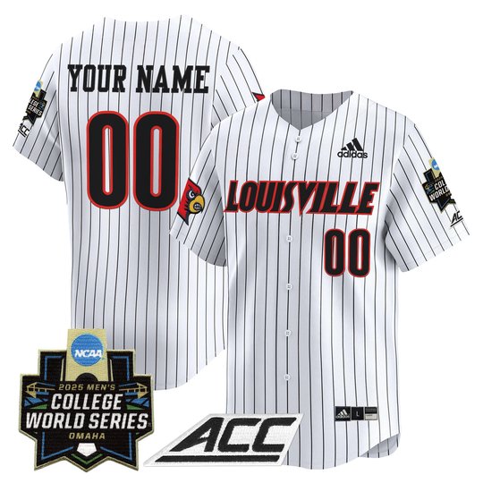 Louisville Cardinals 2025 World Series Vapor Premier Limited Custom Jersey - All Stitched