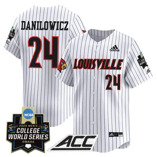 Men's Louisville Cardinals 2025 World Series Vapor Premier Limited Jersey - All Stitched