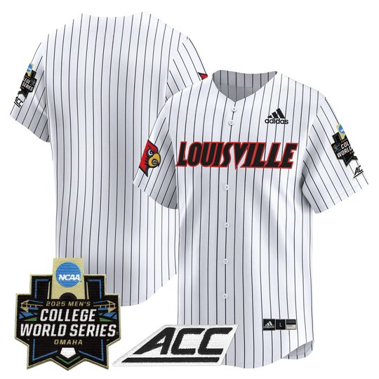 Men's Louisville Cardinals 2025 World Series Vapor Premier Limited Jersey - All Stitched