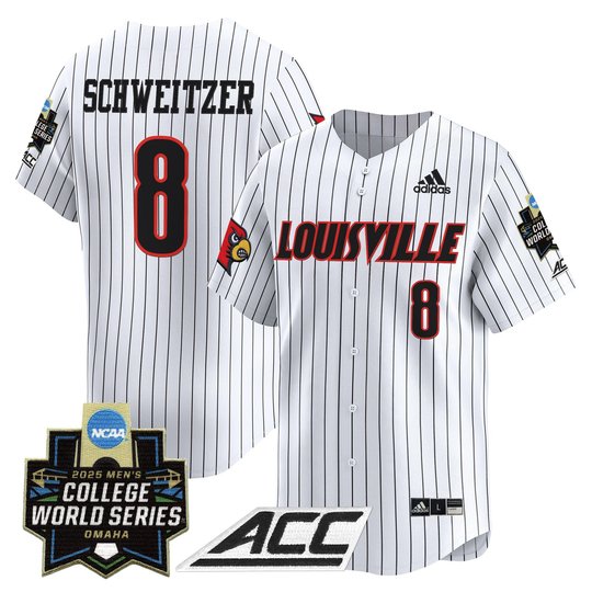 Men's Louisville Cardinals 2025 World Series Vapor Premier Limited Jersey - All Stitched