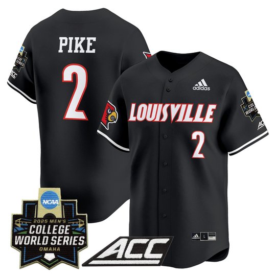 Men's Louisville Cardinals 2025 World Series Vapor Premier Limited Jersey - All Stitched