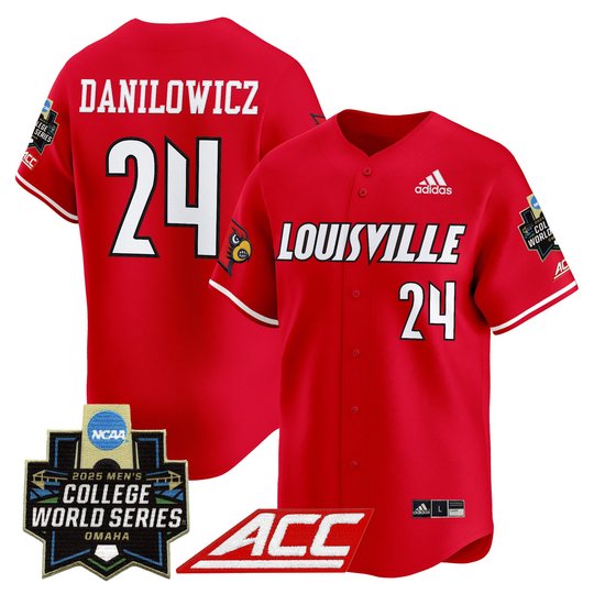 Men's Louisville Cardinals 2025 World Series Vapor Premier Limited Jersey - All Stitched