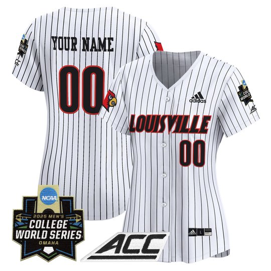 Louisville Cardinals 2025 World Series Vapor Premier Limited Custom Jersey - All Stitched
