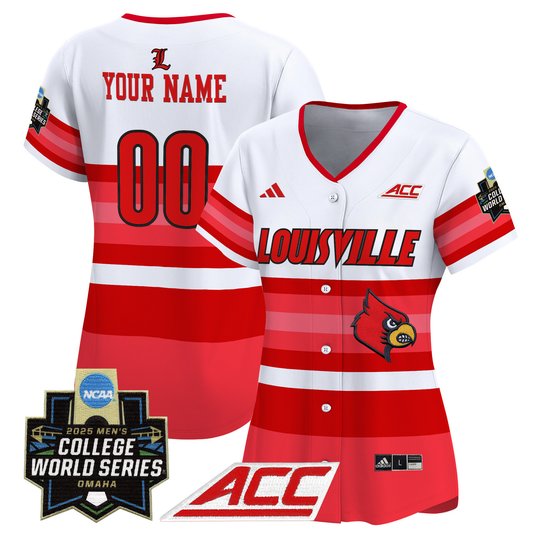 Louisville Cardinals 2025 World Series Vapor Premier Limited Custom Jersey - All Stitched