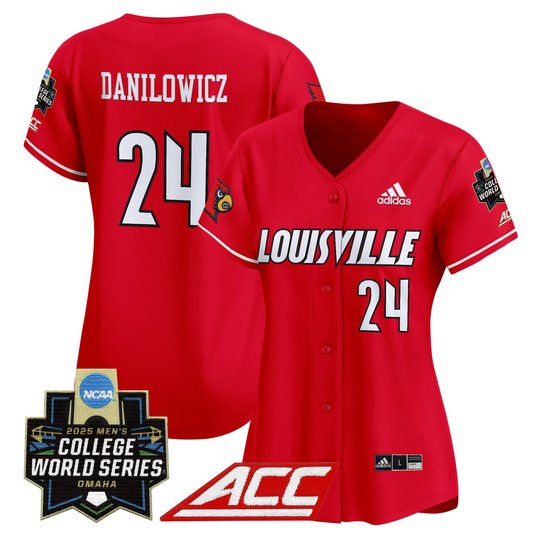 Women's Louisville Cardinals 2025 World Series Vapor Premier Limited Jersey - All Stitched