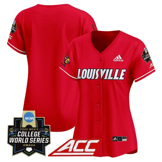 Women's Louisville Cardinals 2025 World Series Vapor Premier Limited Jersey - All Stitched