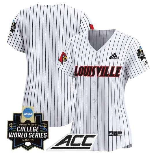 Women's Louisville Cardinals 2025 World Series Vapor Premier Limited Jersey - All Stitched