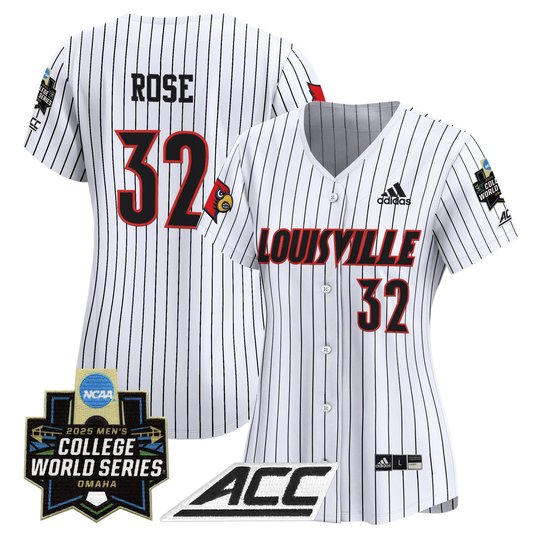 Women's Louisville Cardinals 2025 World Series Vapor Premier Limited Jersey - All Stitched