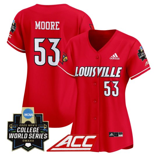 Women's Louisville Cardinals 2025 World Series Vapor Premier Limited Jersey - All Stitched