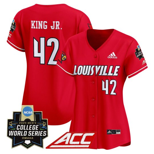 Women's Louisville Cardinals 2025 World Series Vapor Premier Limited Jersey - All Stitched
