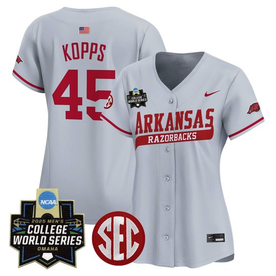 Women's Arkansas Razorbacks 2025 World Series Vapor Premier Limited Jersey - All Stitched