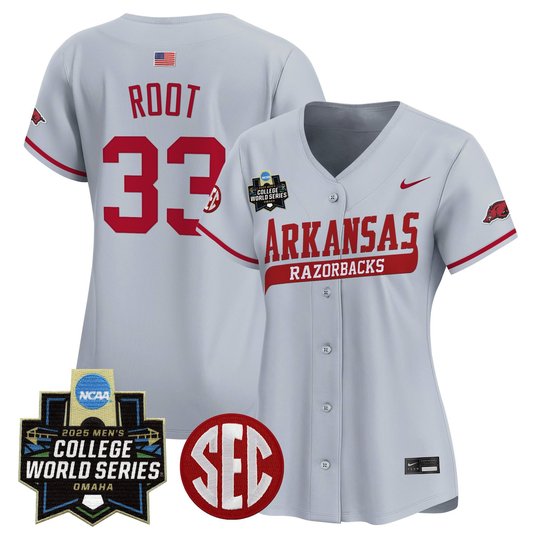 Women's Arkansas Razorbacks 2025 World Series Vapor Premier Limited Jersey - All Stitched