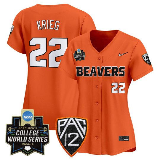 Women's Oregon State Beavers 2025 World Series Vapor Premier Limited Jersey - All Stitched