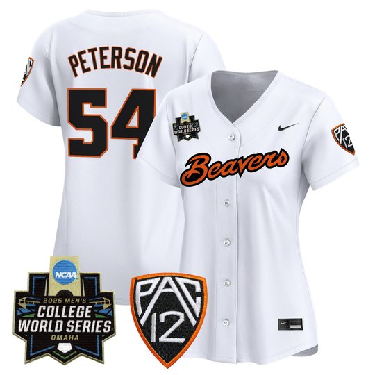 Women's Oregon State Beavers 2025 World Series Vapor Premier Limited Jersey - All Stitched