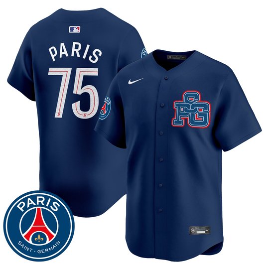 Men's Paris Saint-Germain 2025 Vapor Baseball Jersey - Stitched