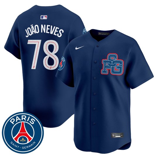 Men's Paris Saint-Germain 2025 Vapor Baseball Jersey - Stitched
