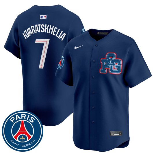 Men's Paris Saint-Germain 2025 Vapor Baseball Jersey - Stitched