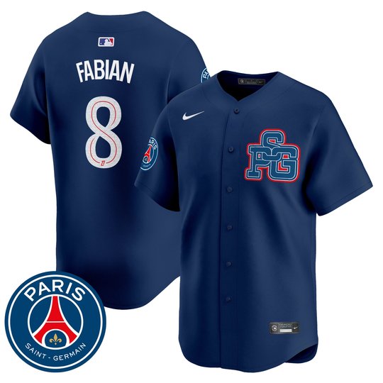 Men's Paris Saint-Germain 2025 Vapor Baseball Jersey - Stitched