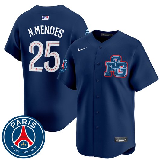 Men's Paris Saint-Germain 2025 Vapor Baseball Jersey - Stitched