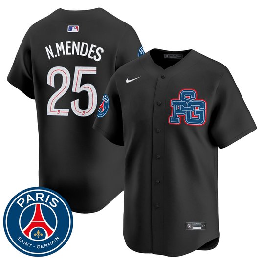 Men's Paris Saint-Germain 2025 Vapor Baseball Jersey - Stitched