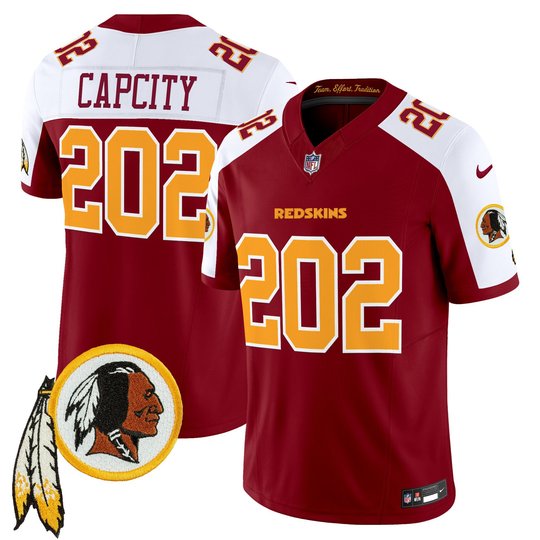 Men's Washington Redskins Throwback Vapor Limited Jersey V3 - All Stitched
