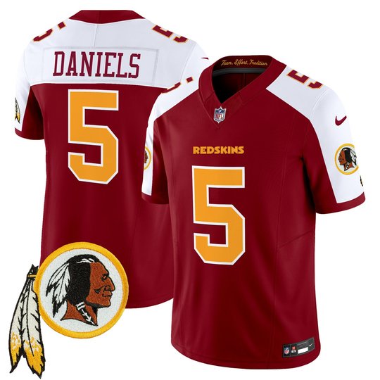 Men's Washington Redskins Throwback Vapor Limited Jersey V3 - All Stitched