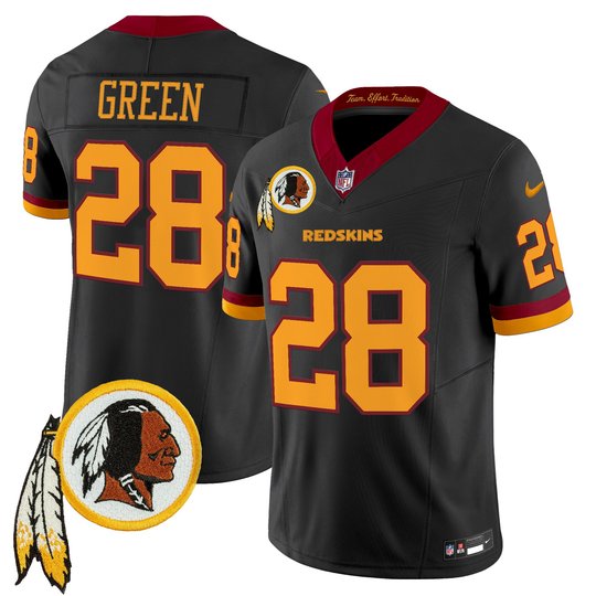 Men's Washington Redskins Throwback Vapor Limited Jersey V3 - All Stitched