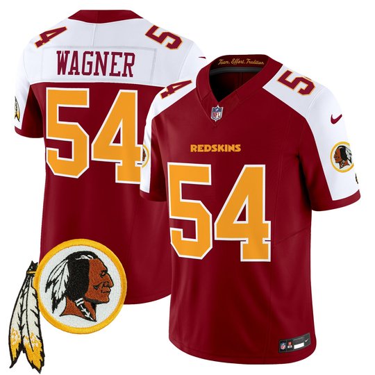 Men's Washington Redskins Throwback Vapor Limited Jersey V3 - All Stitched