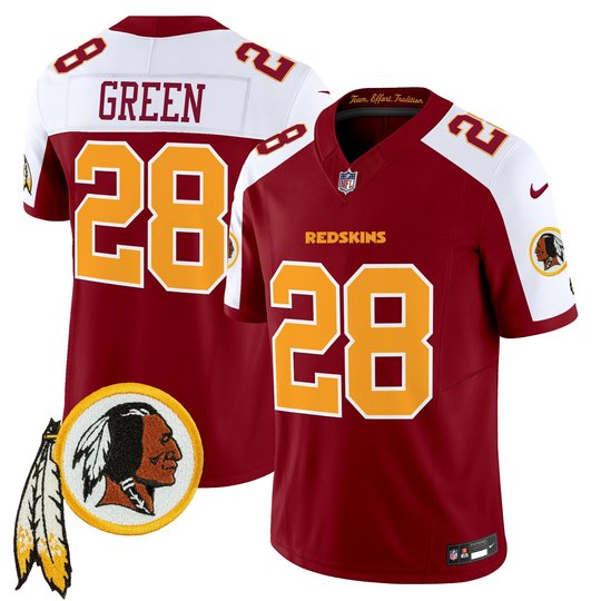 Men's Washington Redskins Throwback Vapor Limited Jersey V3 - All Stitched