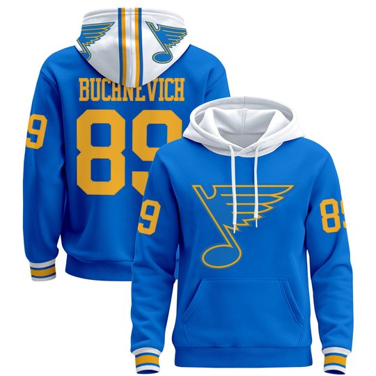 Men's St. Louis Blues 202526 Premium Pullover Hoodie - All Stitched