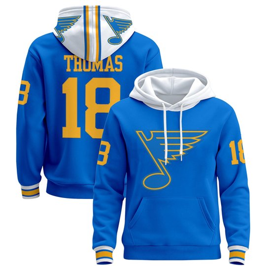 Men's St. Louis Blues 202526 Premium Pullover Hoodie - All Stitched