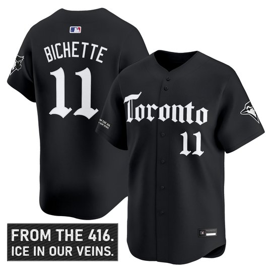 Men's Toronto Blue Jays 'Gothic North Edition' Vapor Premier Limited Jersey - All Stitched