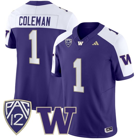 Men's Washington Huskies 2025 Vapor Limited Jersey - All Stitched