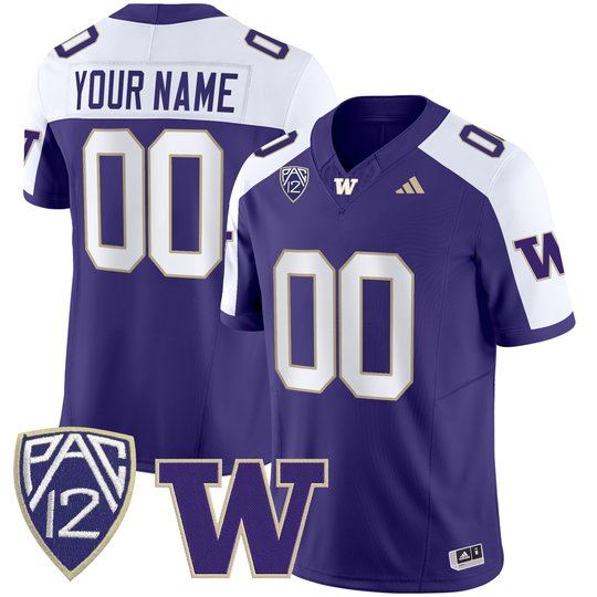 Washington Huskies 2025 Vapor Limited Custom Jersey - All Stitched