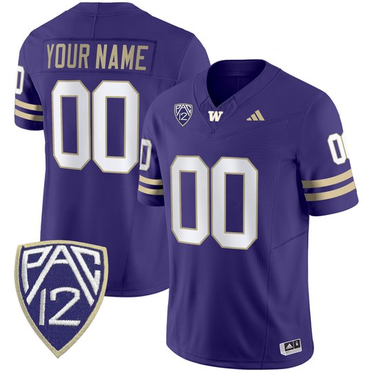 Washington Huskies 2025 Vapor Limited Custom Jersey - All Stitched