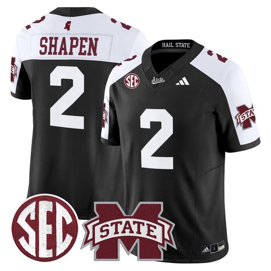 Men's Mississippi State Bulldogs 'Dark Mode' Vapor Limited Jersey - All Stitched