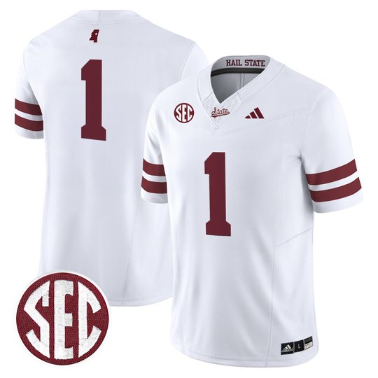 Men's Mississippi State Bulldogs 'Dark Mode' Vapor Limited Jersey - All Stitched
