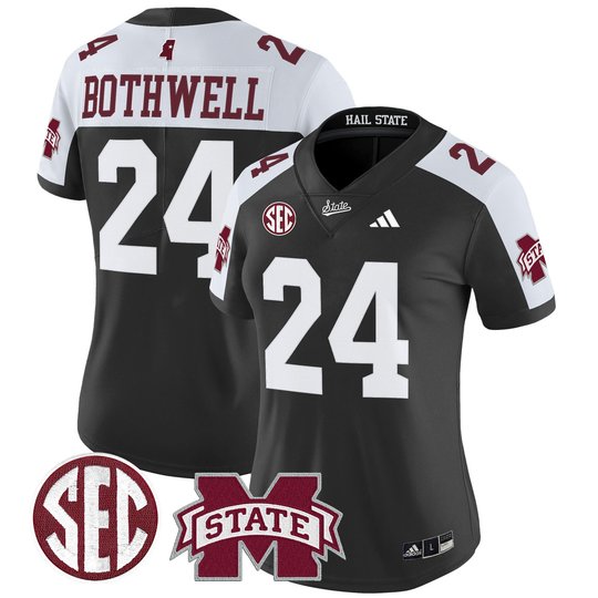 Women's Mississippi State Bulldogs 'Dark Mode' Vapor Limited Jersey - All Stitched