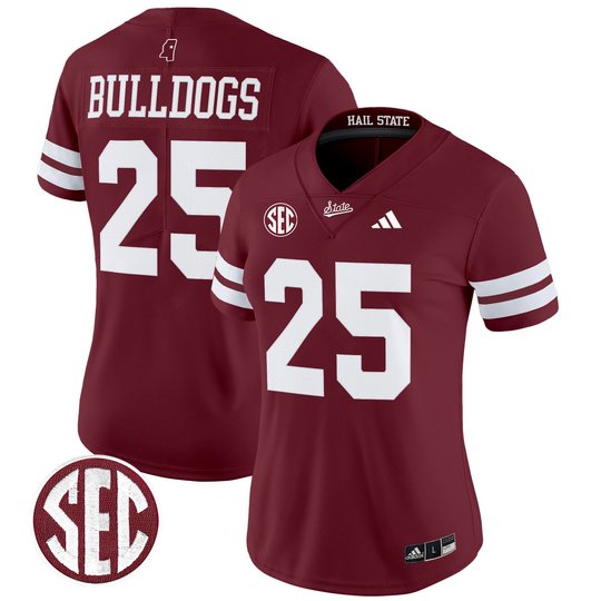 Women's Mississippi State Bulldogs 'Dark Mode' Vapor Limited Jersey - All Stitched