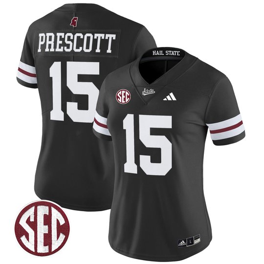 Women's Mississippi State Bulldogs 'Dark Mode' Vapor Limited Jersey - All Stitched