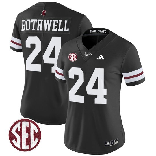 Women's Mississippi State Bulldogs 'Dark Mode' Vapor Limited Jersey - All Stitched