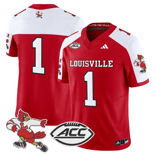 Men's Louisville Cardinals '1980s Throwback' Vapor Limited Jersey - All Stitched
