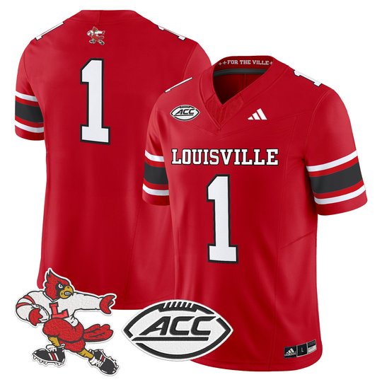 Men's Louisville Cardinals '1980s Throwback' Vapor Limited Jersey - All Stitched