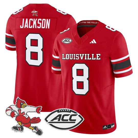 Men's Louisville Cardinals '1980s Throwback' Vapor Limited Jersey - All Stitched