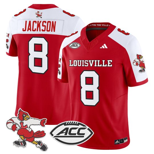 Men's Louisville Cardinals '1980s Throwback' Vapor Limited Jersey - All Stitched