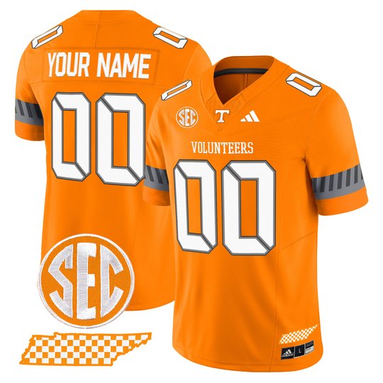 Tennessee Volunteers 2025 'Smokey Grey Series' Vapor Limited Custom Jersey V3 - All Stitched