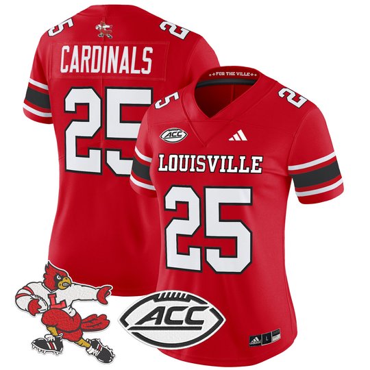 Women's Louisville Cardinals '1980s Throwback' Vapor Limited Jersey - All Stitched