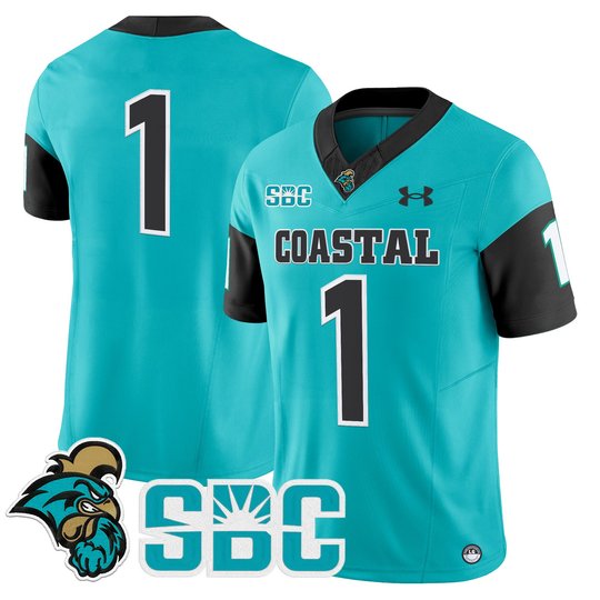 Men's Coastal Carolina Chanticleers 2025 Vapor Limited Jersey - All Stitched