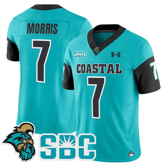 Men's Coastal Carolina Chanticleers 2025 Vapor Limited Jersey - All Stitched
