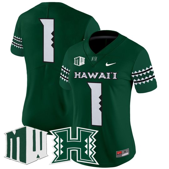 Women's Hawai'i Rainbow Warriors 2025 Vapor Limited Jersey - All Stitched